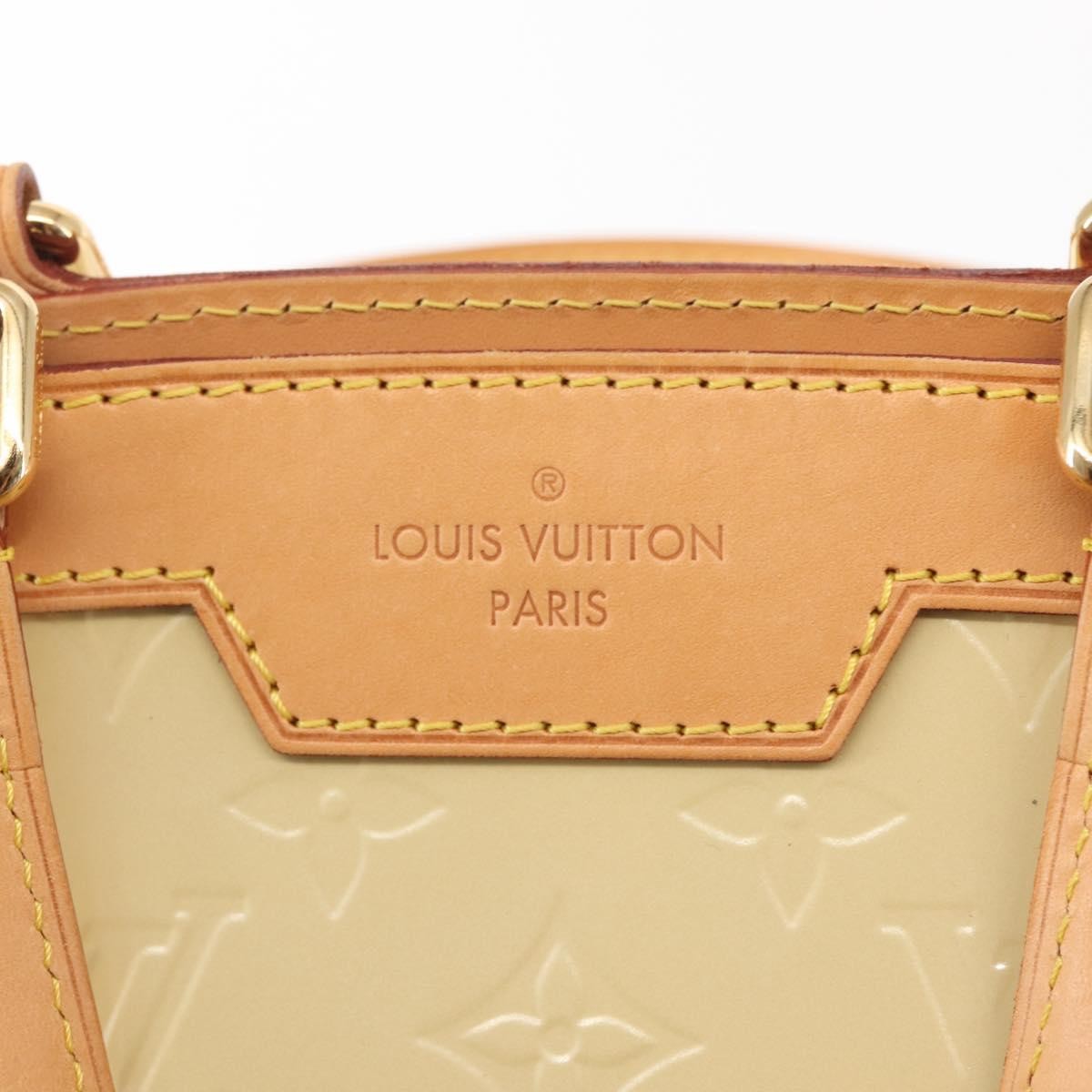 Louis Vuitton Brea Monogram Vernis Beige Patent_Leather Bag (Pre-Owned)