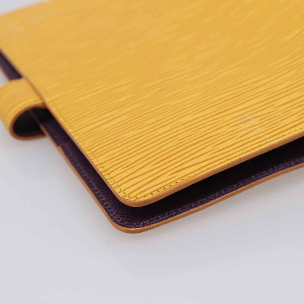 Louis Vuitton Agenda Cover Epi Leather Yellow Leather Wallets Accessory (Pre-Owned)
