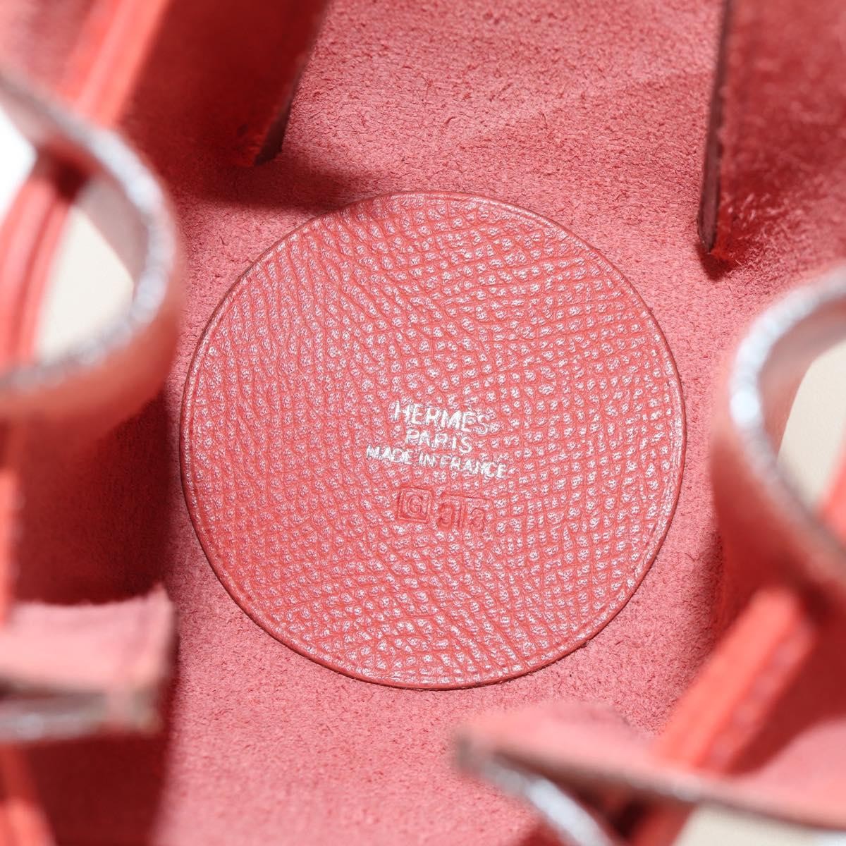 Hermes Vespa Leather Red Leather Clutche & Pouche Bag (Pre-Owned)