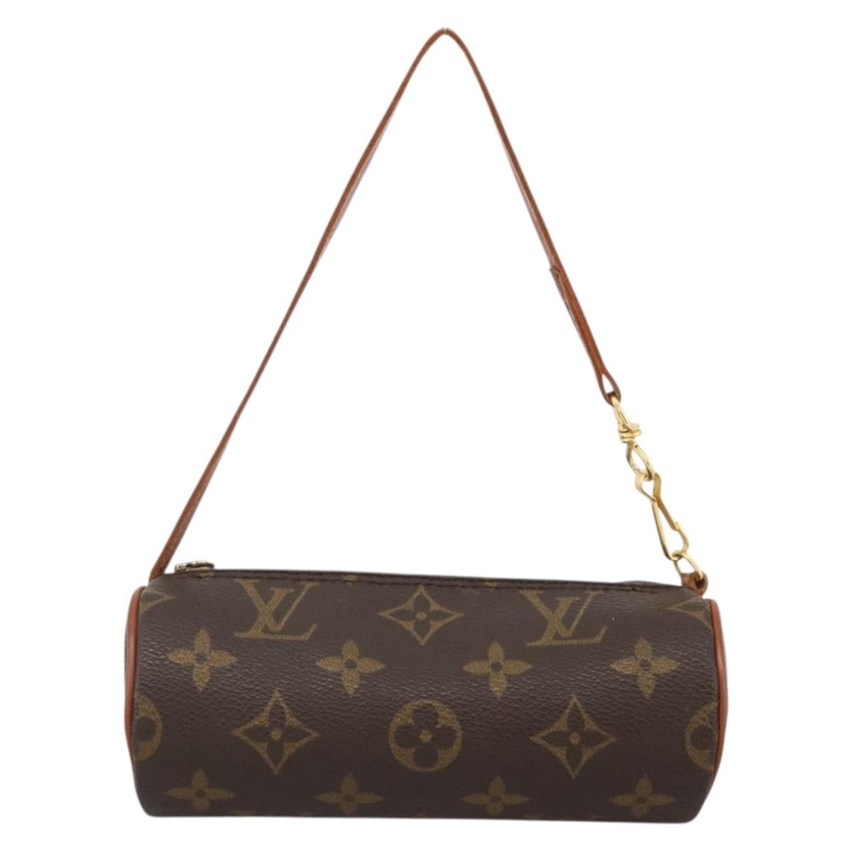 Louis Vuitton Papillon Pochette Monogram Canvas Brown Canvas Clutche & Pouche Bag (Pre-Owned)