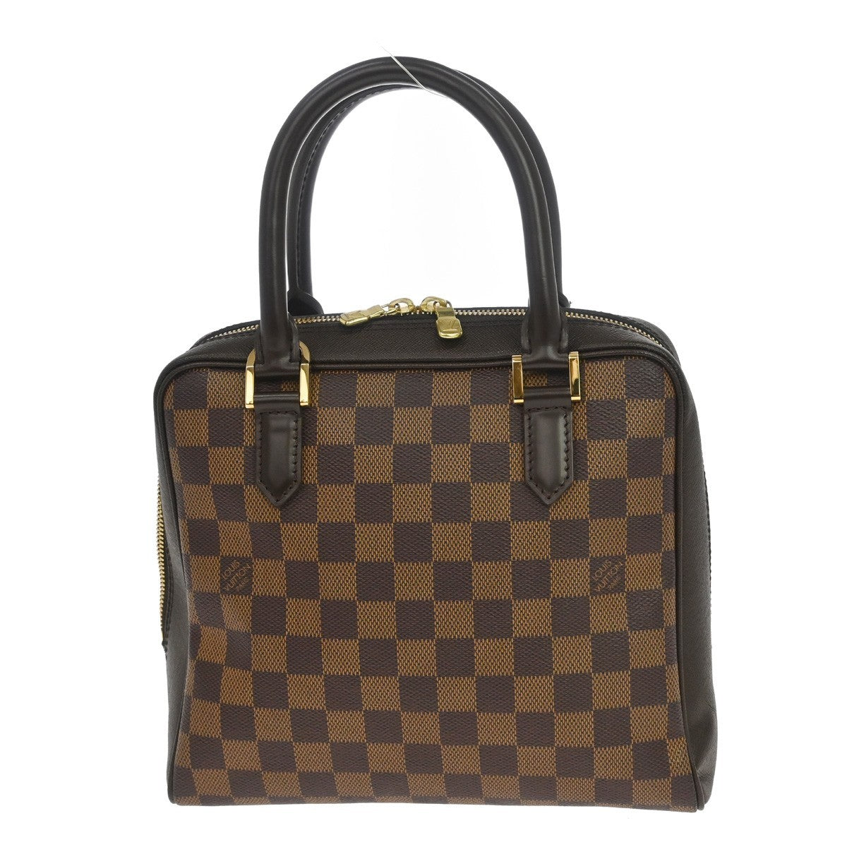 Louis Vuitton Brera Damier Ebene Brown Canvas Handbag (Pre-Owned)