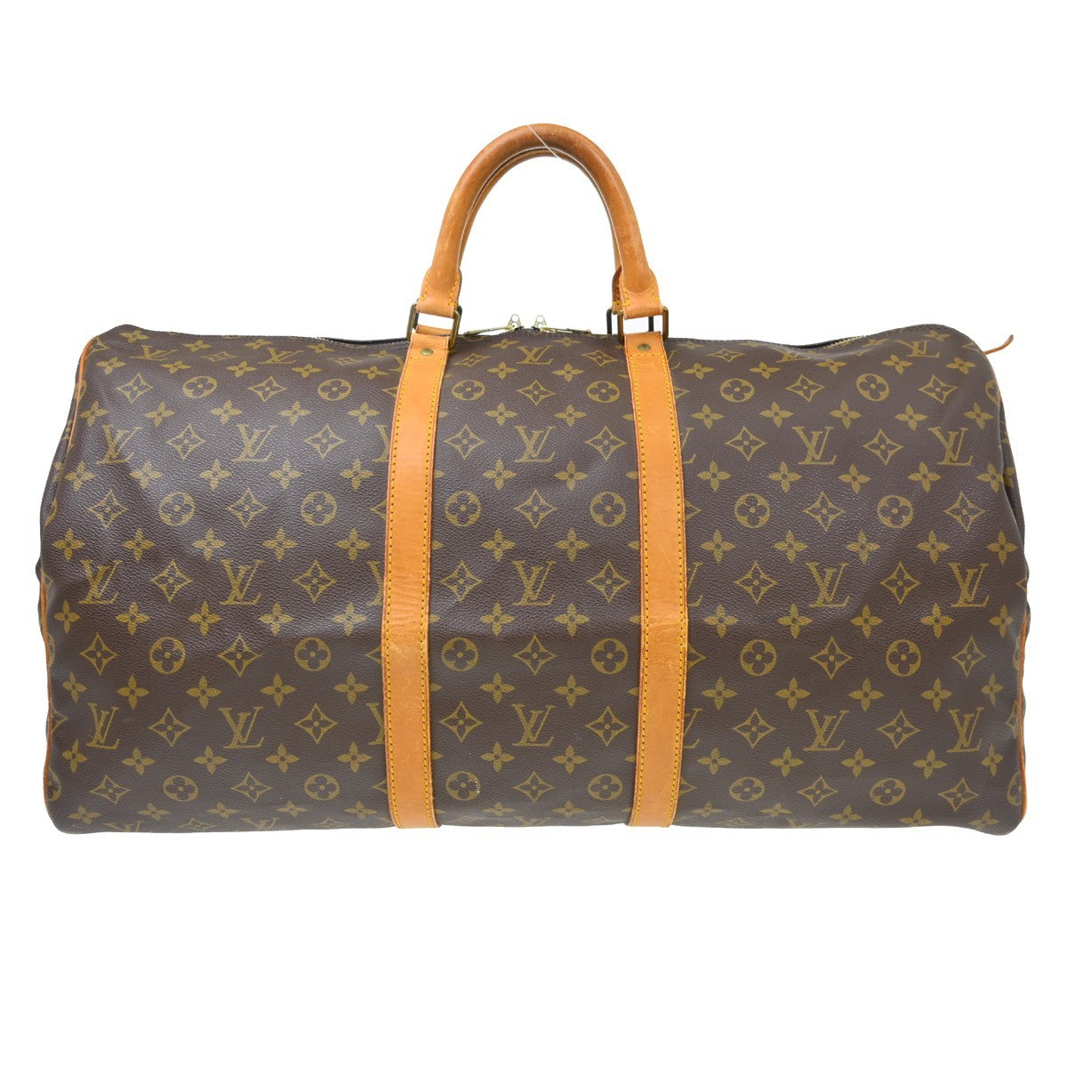 Louis Vuitton Keepall Monogram Canvas Brown Canvas Travel Bag Bag (Pre-Owned)