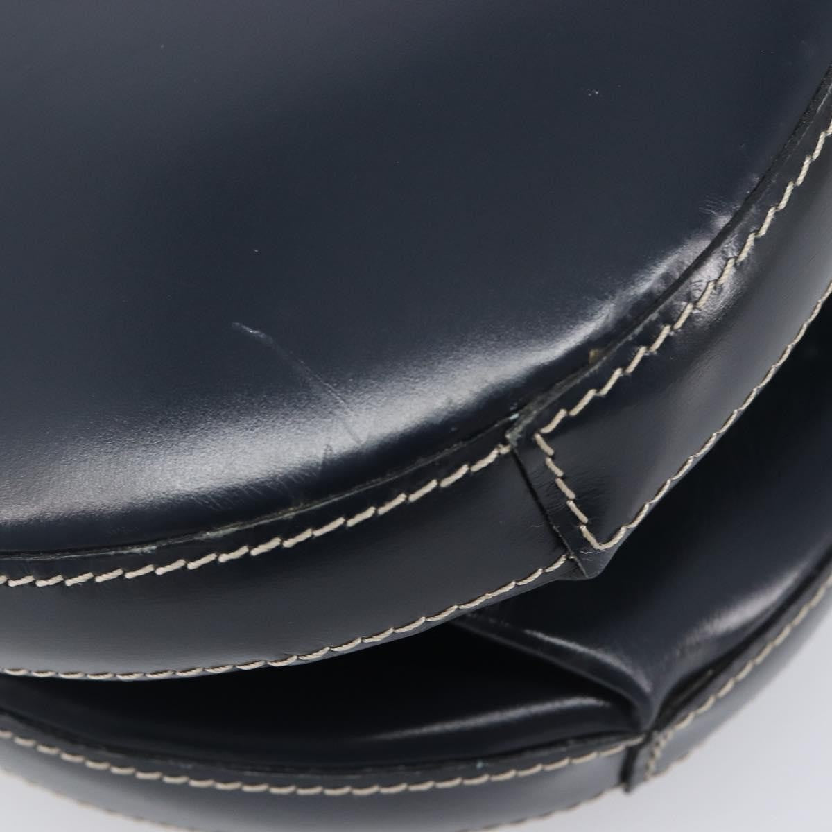 Loewe Vintage Leather Navy Leather Shoulder Bag Bag (Pre-Owned)