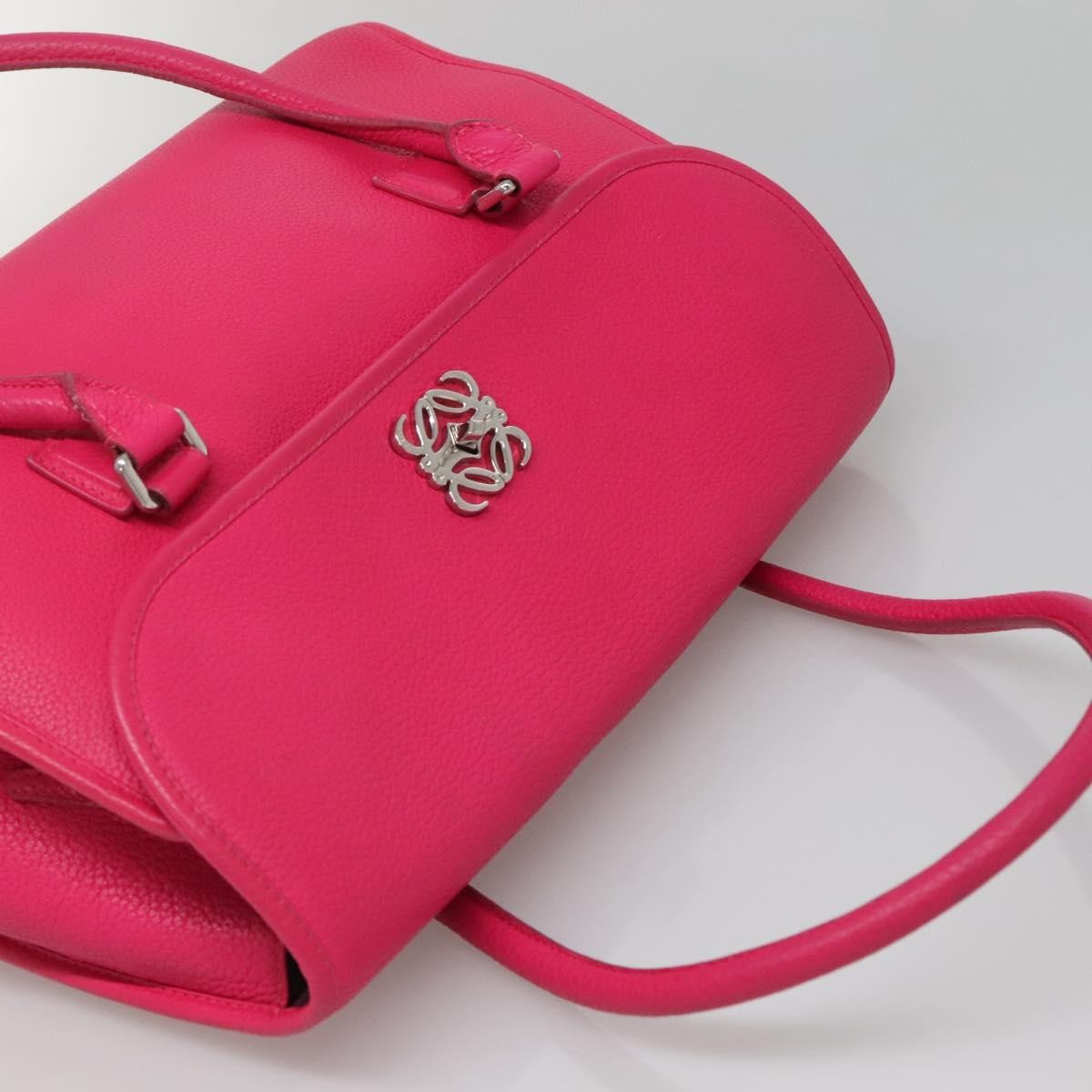 Loewe Alamo Leather Pink Leather Handbag (Pre-Owned)
