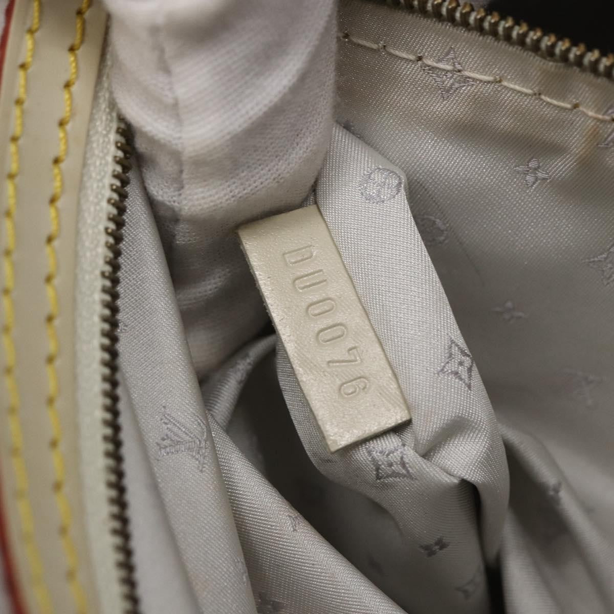 Louis Vuitton Suhali Lockit Leather White Leather Tote Bag Bag (Pre-Owned)