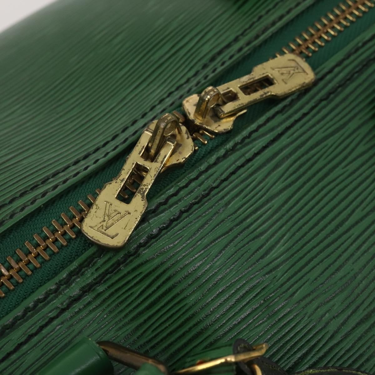 Louis Vuitton Keepall Epi Leather Green Leather Travel Bag Bag (Pre-Owned)