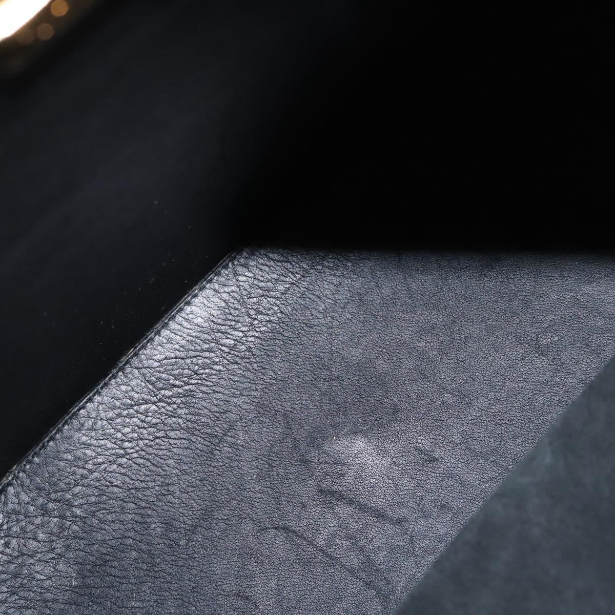 Loewe Anton Leather Black Leather Backpack Bag (Pre-Owned)