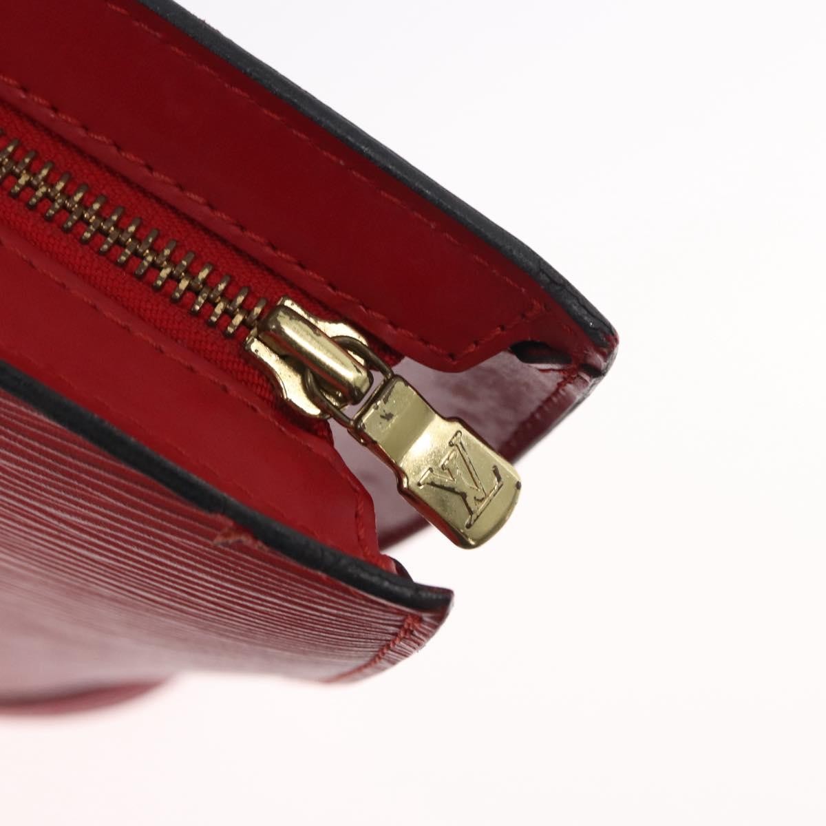 Louis Vuitton Saint Jacques Epi Leather Red Leather Handbag (Pre-Owned)