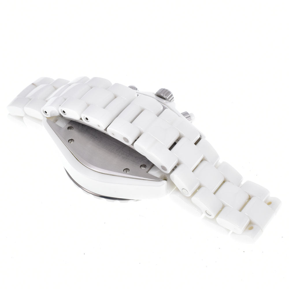 Chanel J12 Chronograph Automatic Ceramic And Stainless Steel Watch (Pre-Owned)