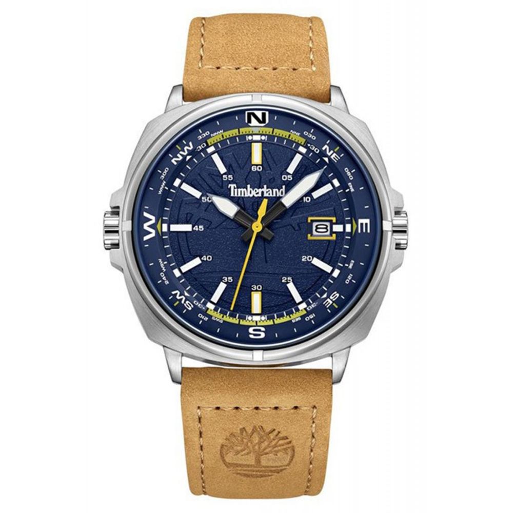 Timberland Brown Leather Men's Watch