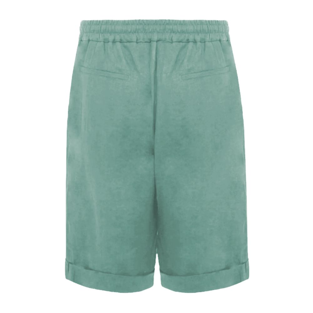 Alpha Studio Green Linen Men's Short