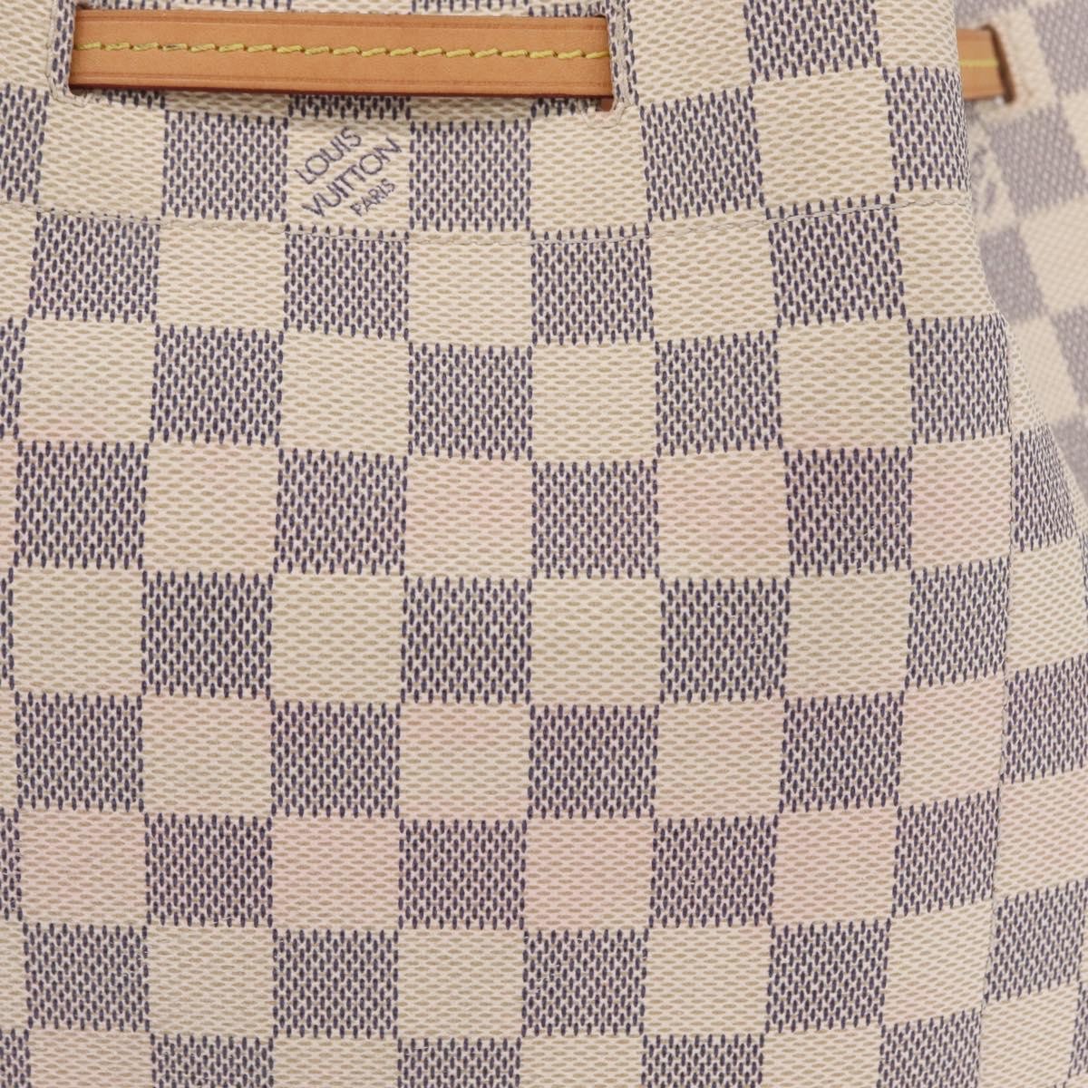 Louis Vuitton Girolata Damier White Canvas Handbag (Pre-Owned)