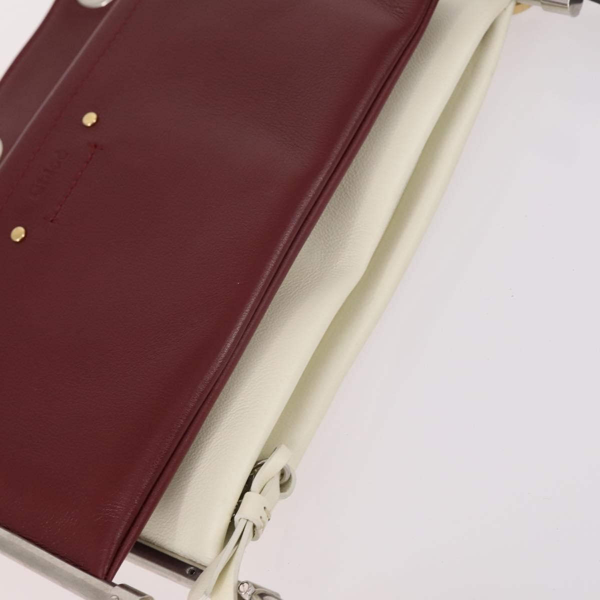 Chloe Roy Leather Burgundy Leather Bag (Pre-Owned)