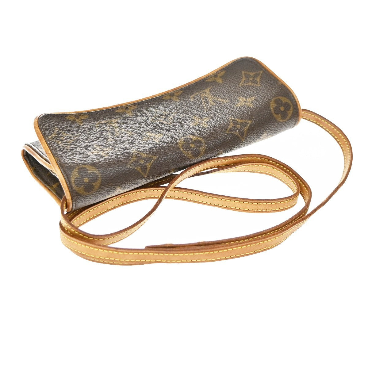 Louis Vuitton Twin Monogram Canvas Brown Canvas Clutche & Pouche Bag (Pre-Owned)