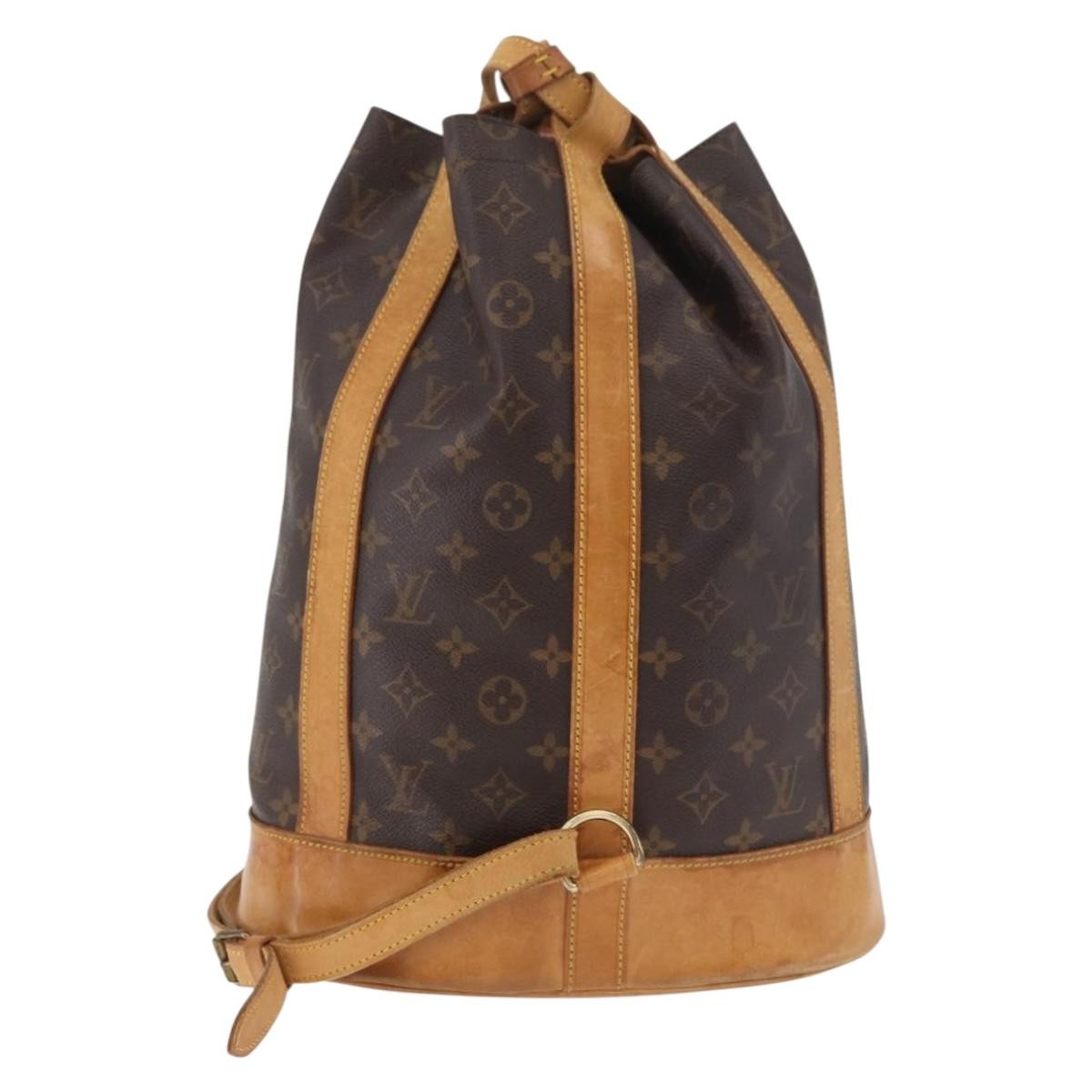 Louis Vuitton Randonnee Monogram Canvas Brown Canvas Shoulder Bag Bag (Pre-Owned)