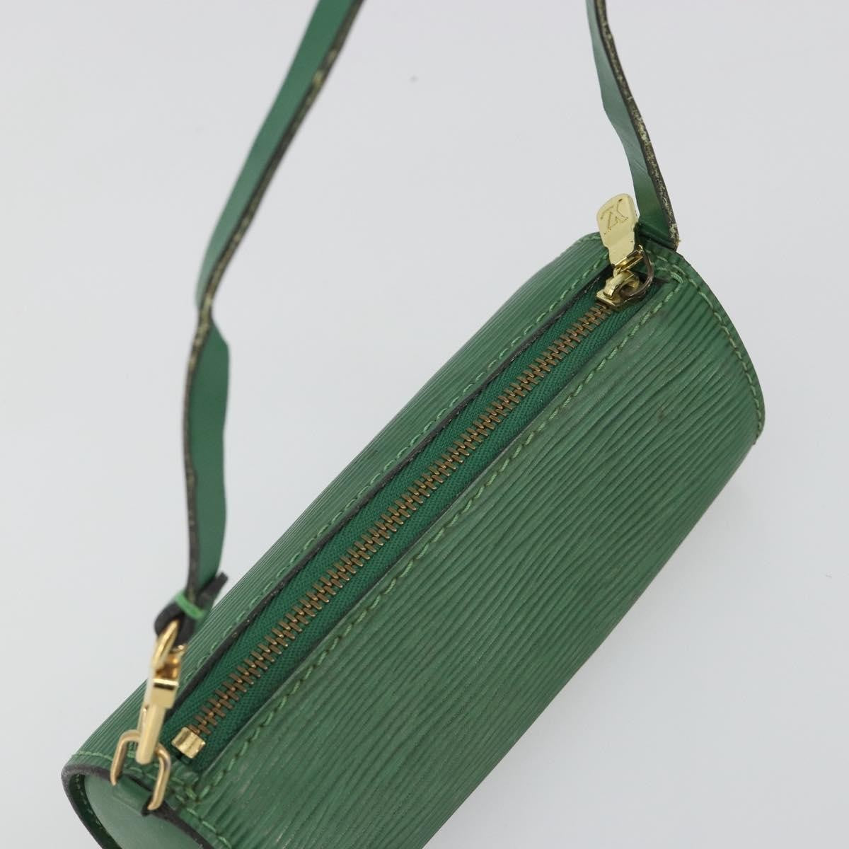 Louis Vuitton Soufflot Pochette Epi Leather Green Leather Clutche & Pouche Bag (Pre-Owned)