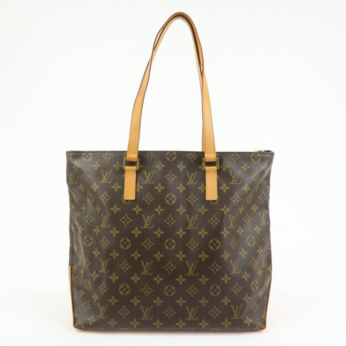Louis Vuitton Cabas Mezzo Monogram Canvas Brown Canvas Tote Bag Bag (Pre-Owned)