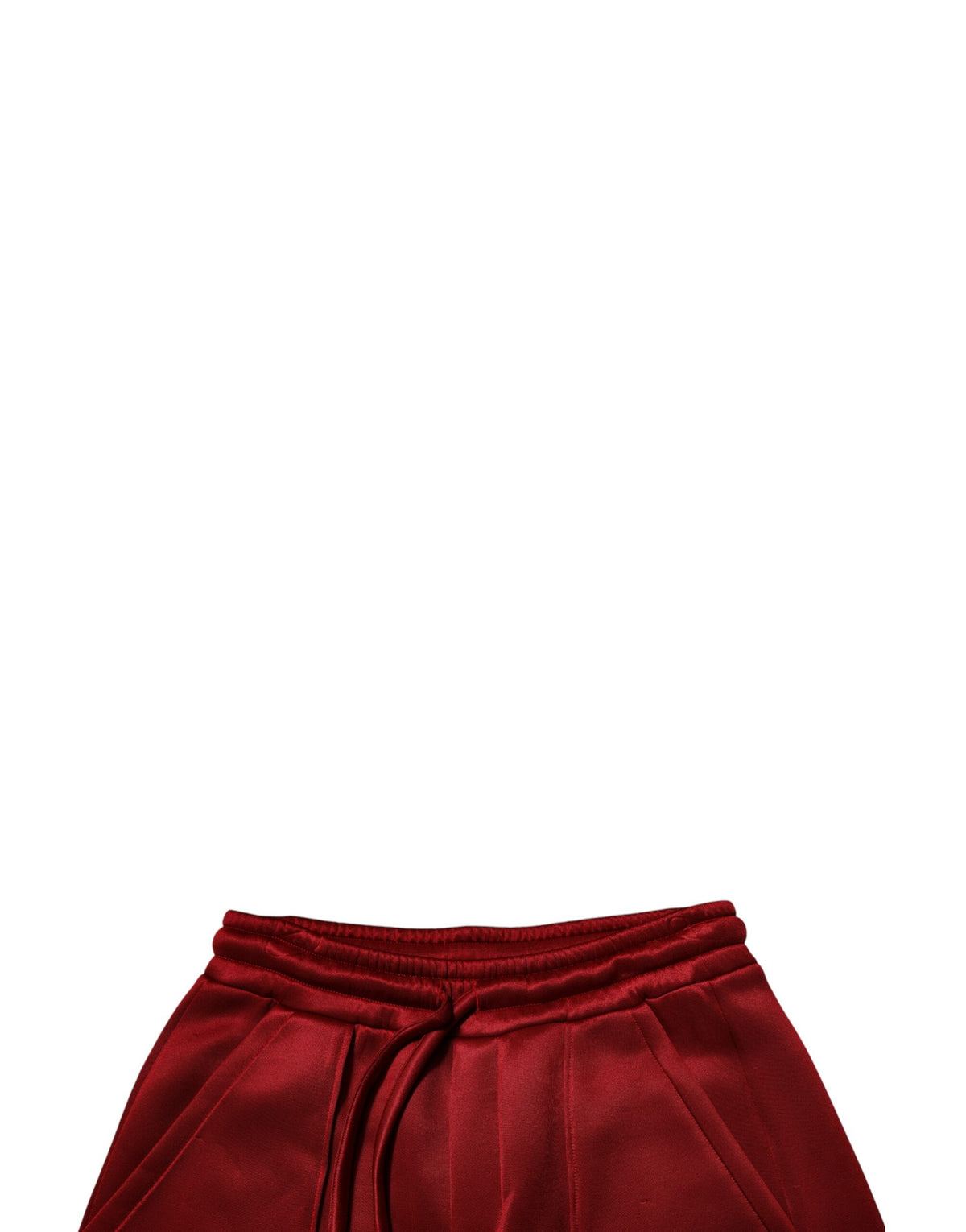 Dolce & Gabbana Maroon Viscose Nylon Mid Waist Bermuda Men's Shorts (Pre-Owned)