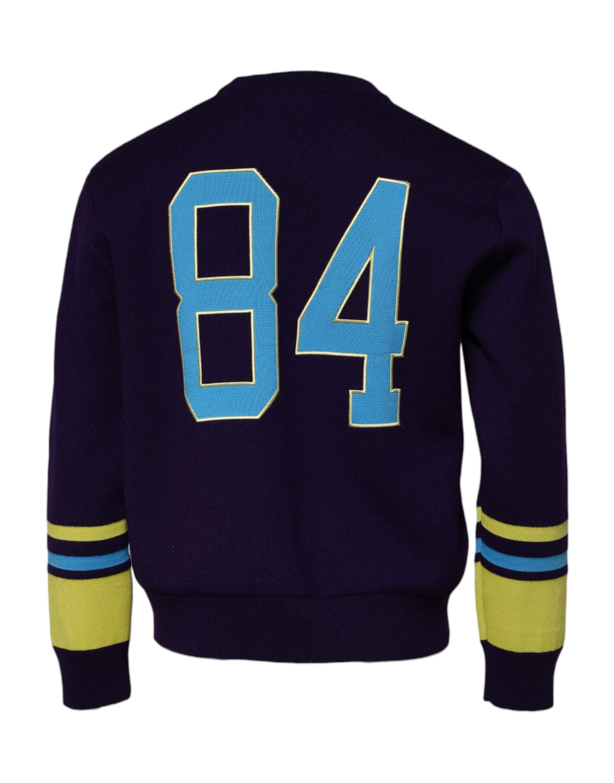 Dolce & Gabbana Blue 1984 Milano CrewNeck Sweatshirt Men's Sweater