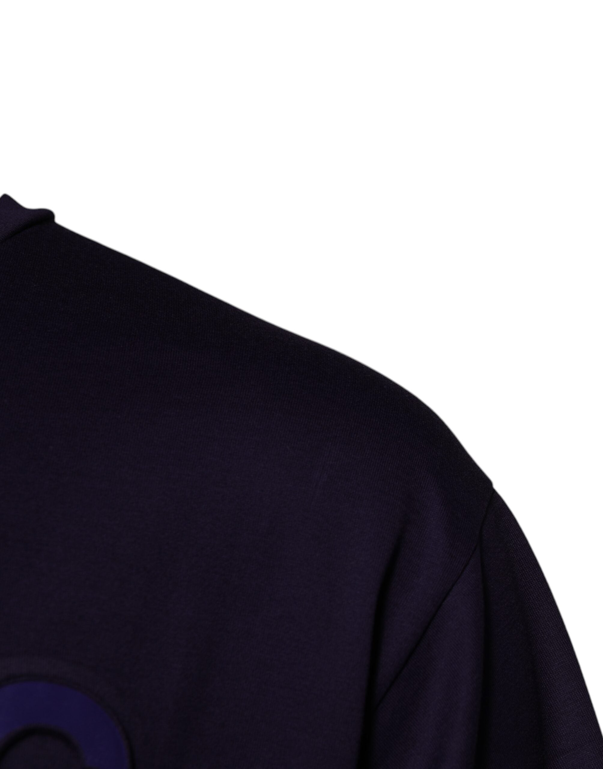Dolce & Gabbana Navy Blue DG Logo Cotton Crew Neck Men's T-shirt