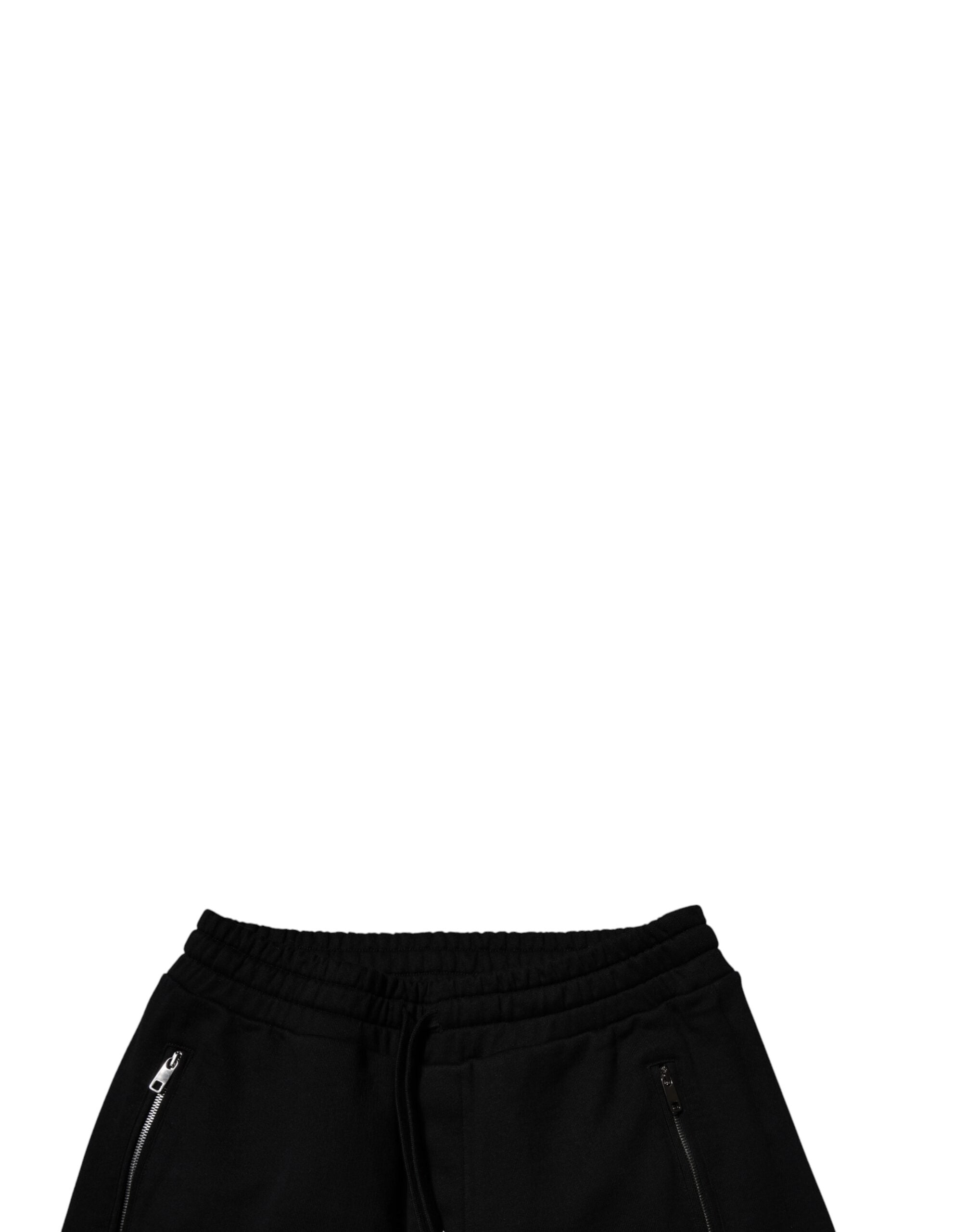 Dolce & Gabbana Black Cotton Jogger Jogging Men's Pants (Pre-Owned)