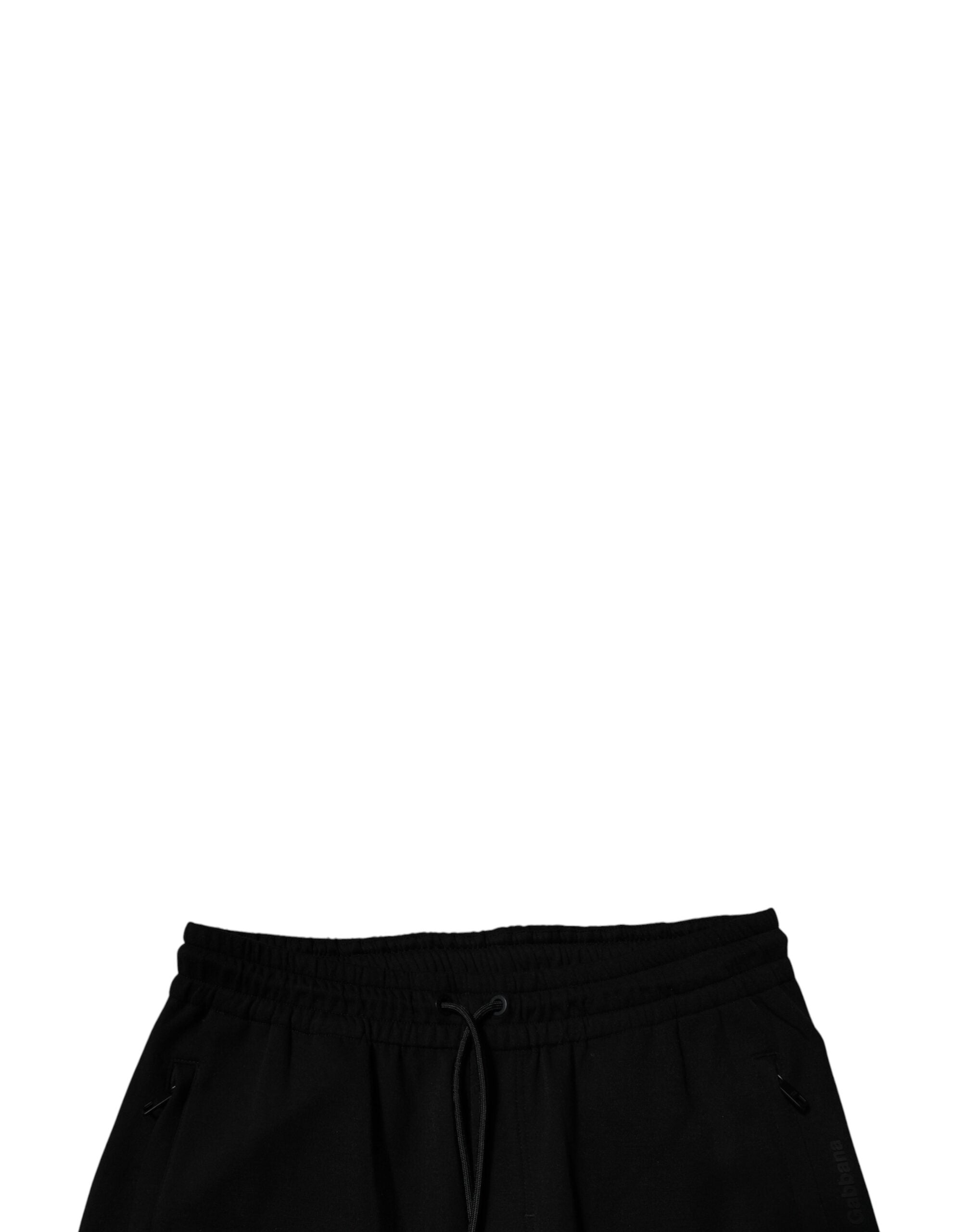 Dolce & Gabbana Black Cotton Jogger Jogging Men's Pants (Pre-Owned)