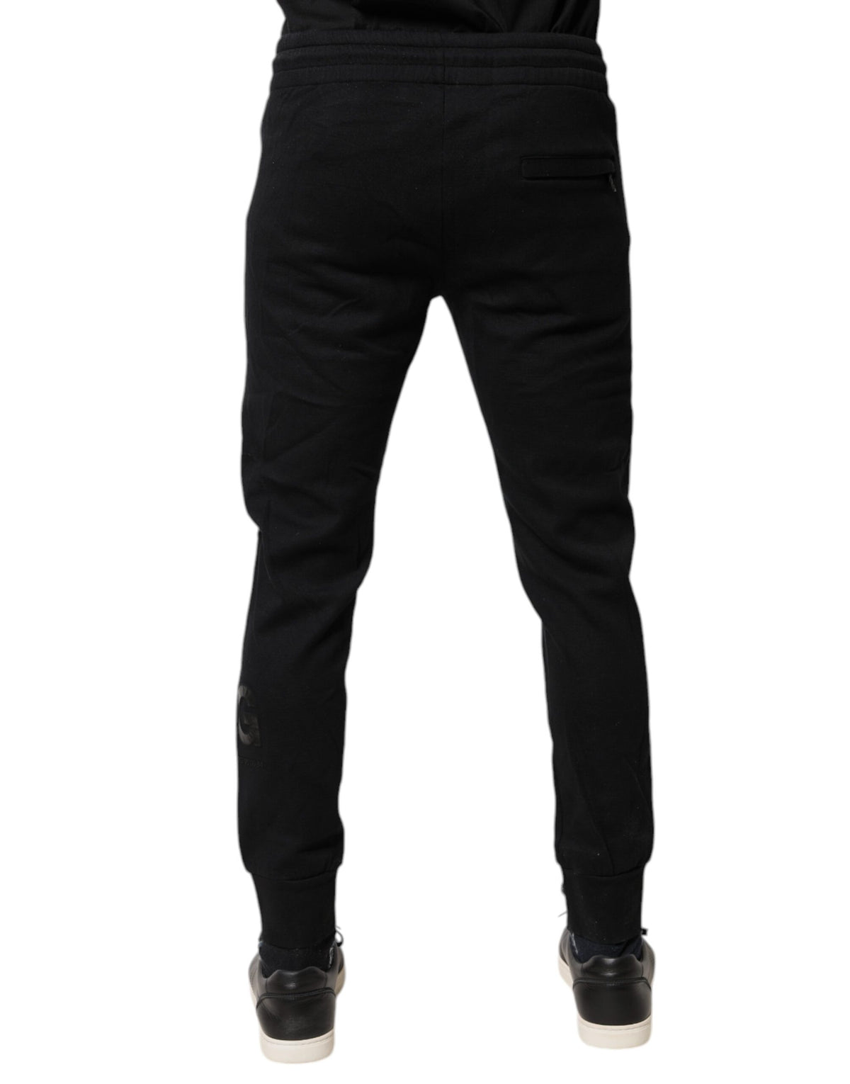 Dolce & Gabbana Black Cotton Jogger Jogging Men's Pants (Pre-Owned)