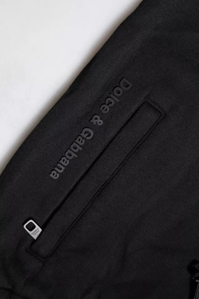 Dolce & Gabbana Black Cotton Jogger Jogging Men's Pants (Pre-Owned)