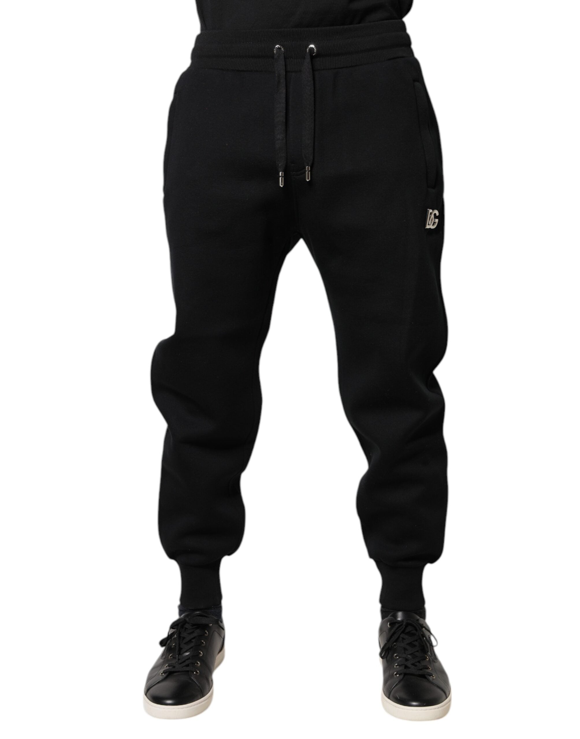 Dolce & Gabbana Black Modal Jogger Jogging Men's Pants (Pre-Owned)