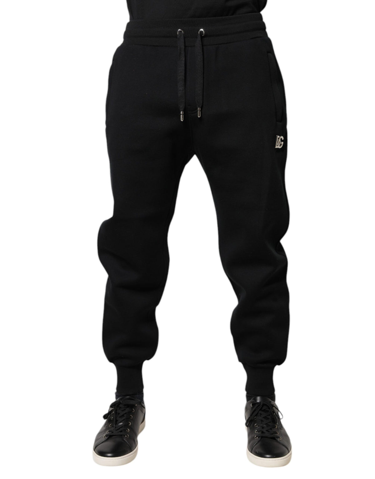 Dolce & Gabbana Black Modal Jogger Jogging Men's Pants (Pre-Owned)