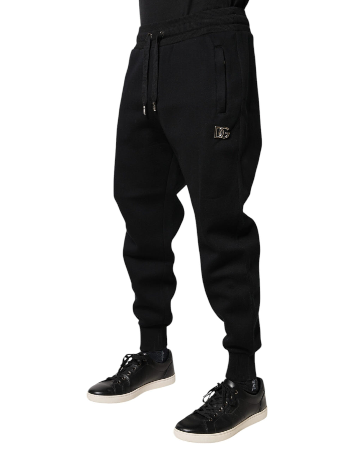 Dolce & Gabbana Black Modal Jogger Jogging Men's Pants (Pre-Owned)
