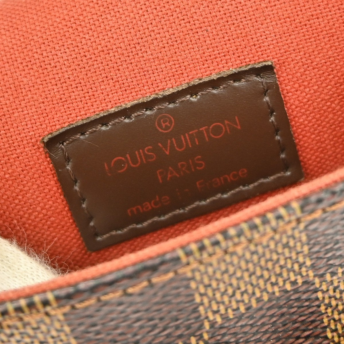 Louis Vuitton Portobello Messenger Damier Ebene Brown Canvas Shoulder Bag Bag (Pre-Owned)