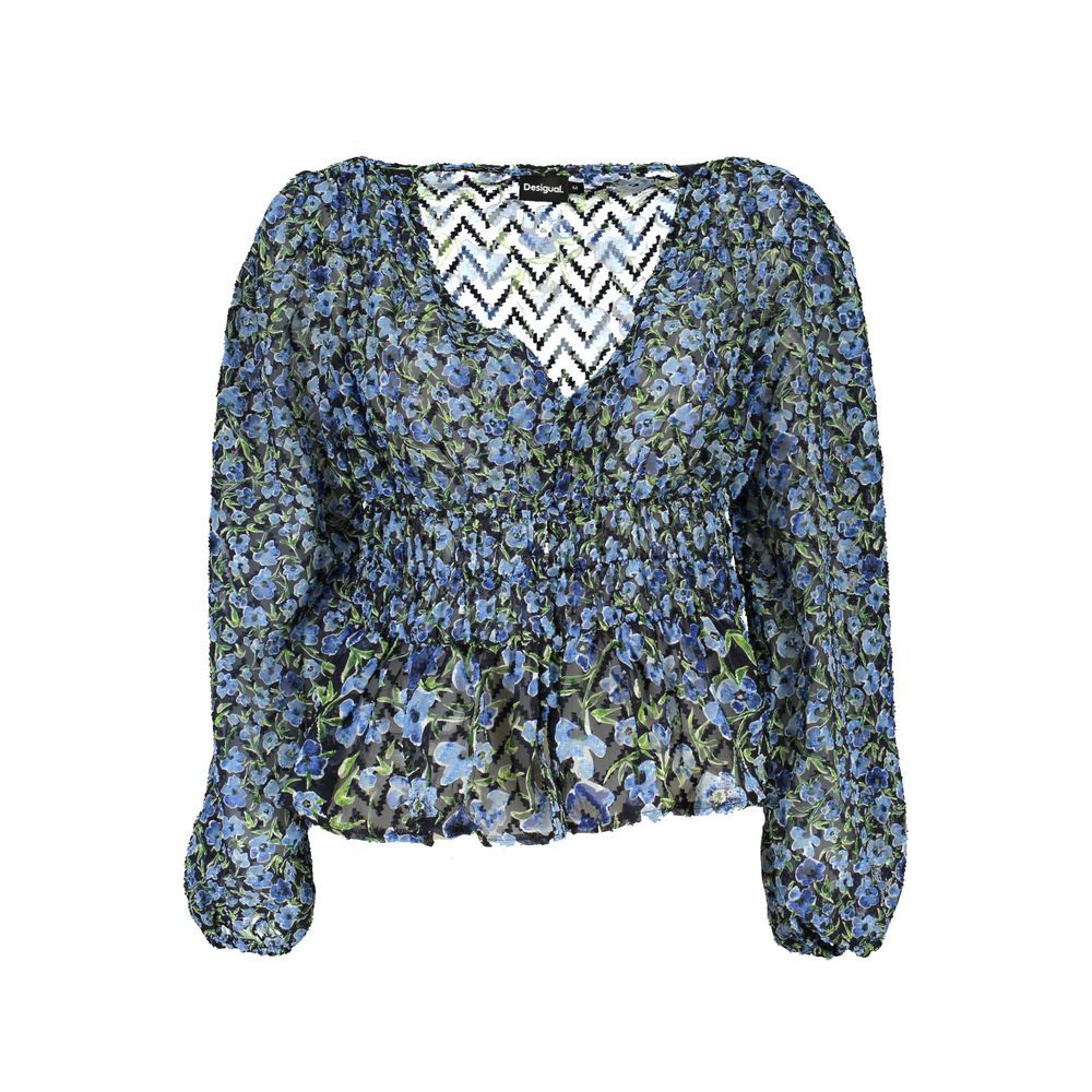 Desigual Blue Polyester Women's Sweater