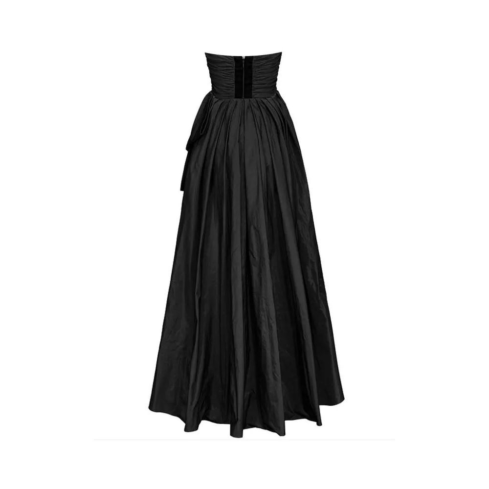PINKO Black Elastane Women's Dress