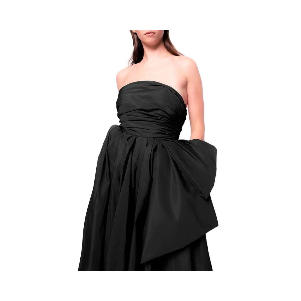 PINKO Black Elastane Women's Dress