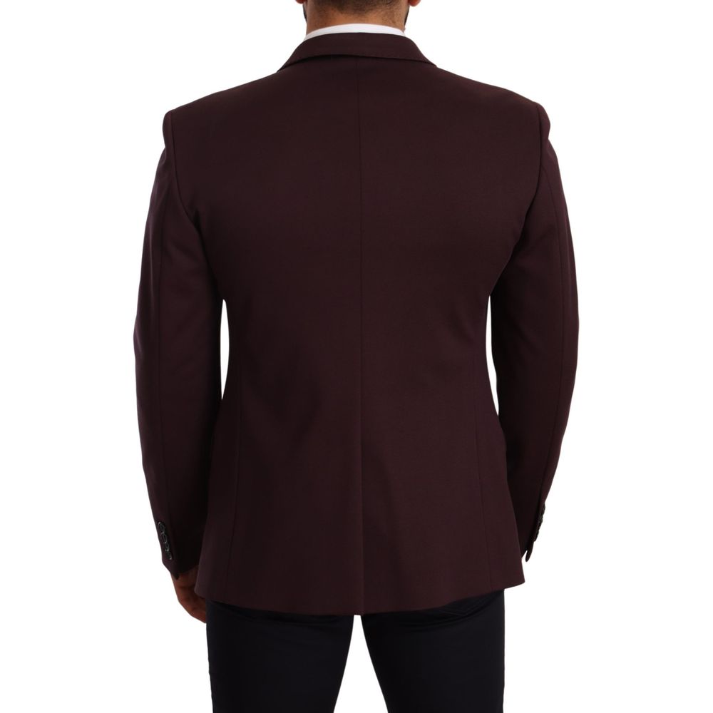 Dolce & Gabbana Purple Cotton Men's Blazer