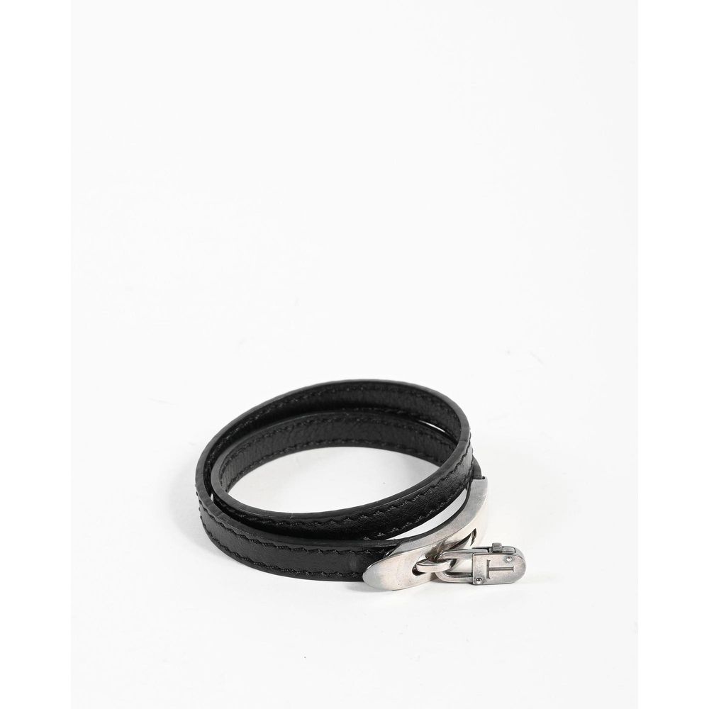 Tod's Black Leather Women's Bracelet (Pre-Owned)