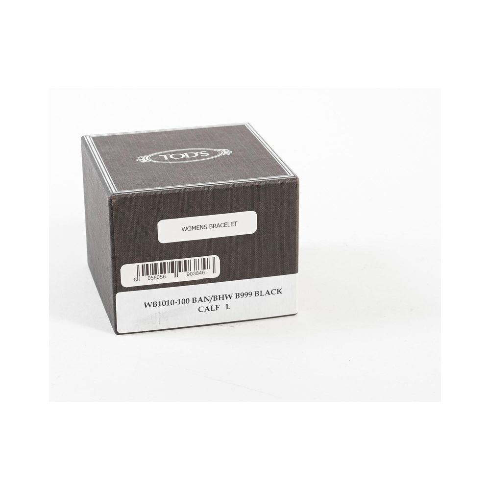 Tod's Black Leather Women's Bracelet (Pre-Owned)