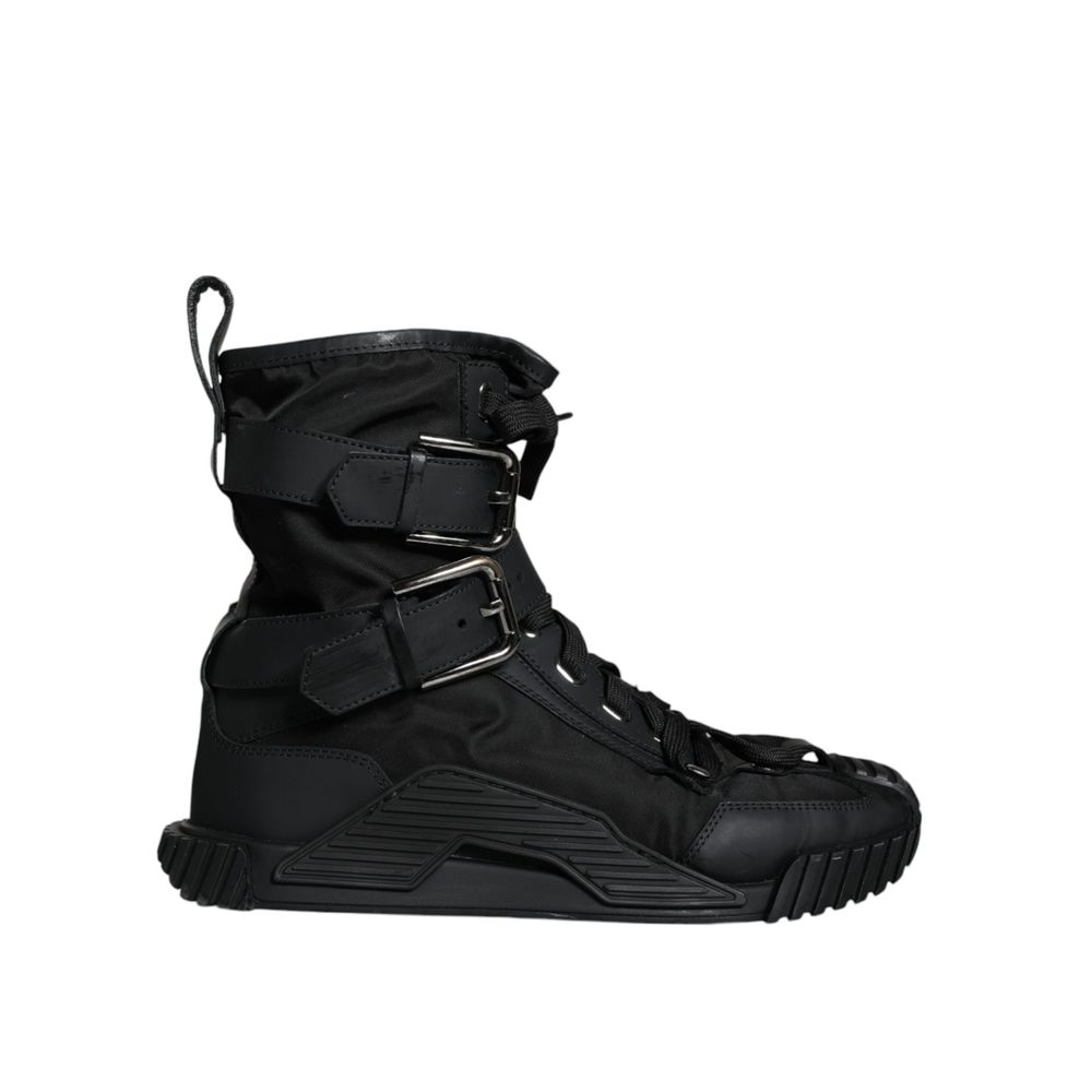 Dolce & Gabbana Black Nylon Women's Sneaker (Pre-Owned)