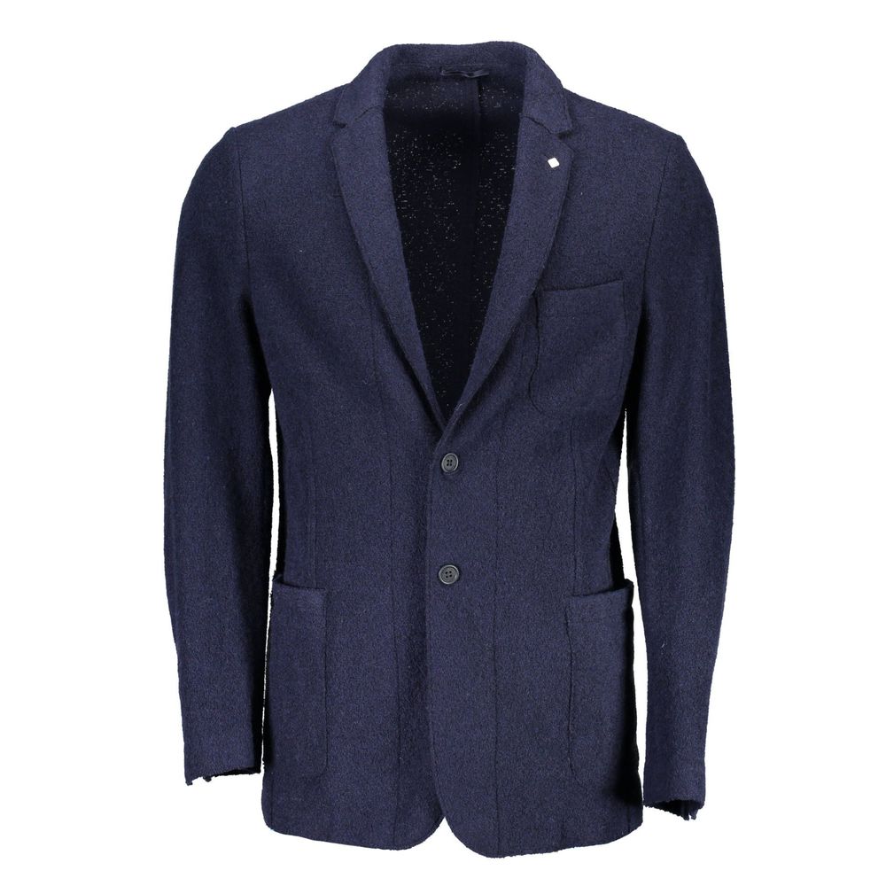 Gant Blue Wool Men's Blazer