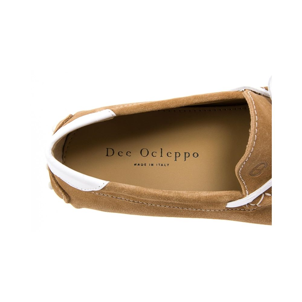 Dee Ocleppo Beige Leather Men's Casual
