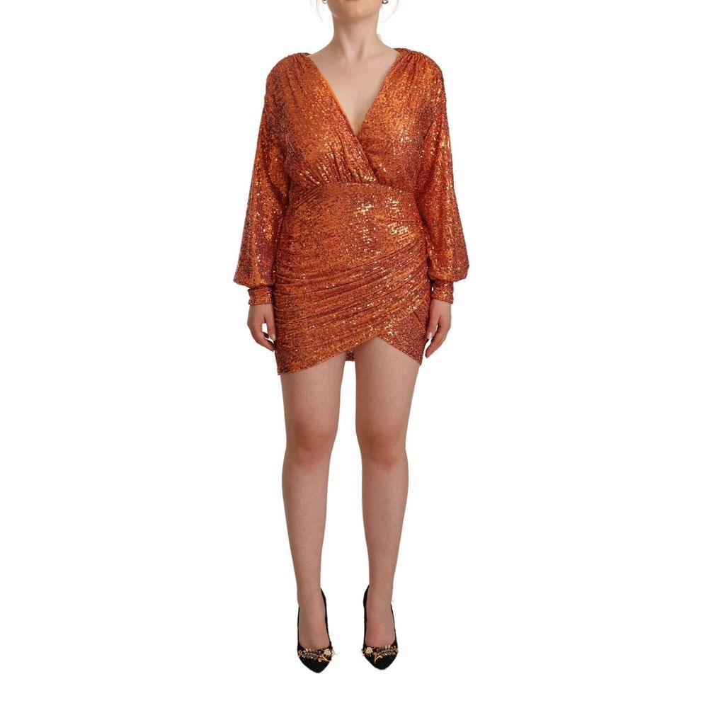 Aniye By Orange Polyester Cocktail Women's Dress