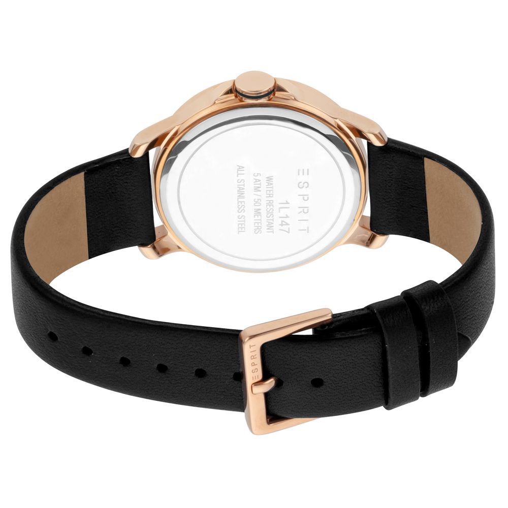 Esprit Rose Gold Leather Women's Watch