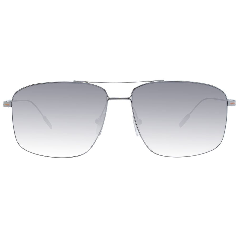 Ermenegildo Zegna Gray Metal Men's Sunglasses