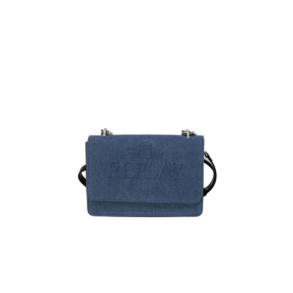 Replay Blue Polyester Shoulder Women's Bag