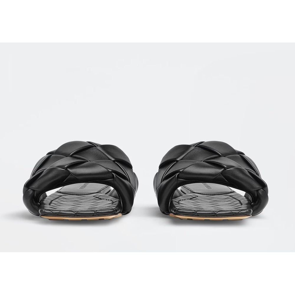 Bottega Veneta Black Leather Women's Sandal