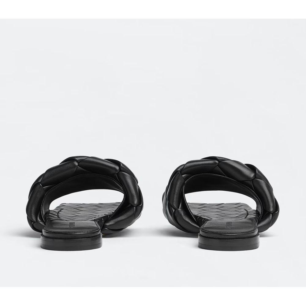 Bottega Veneta Black Leather Women's Sandal