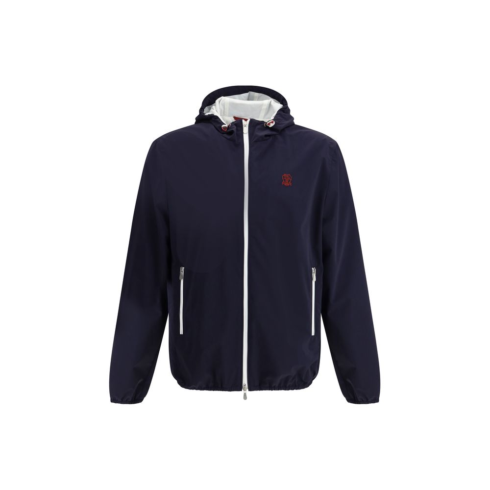 Brunello Cucinelli Waterproof Jacket with Men's hood