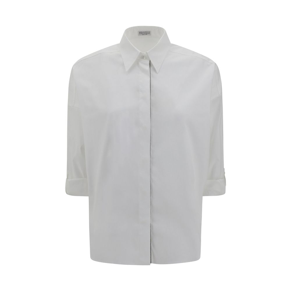 Brunello Cucinelli Shiny monili Women's Shirt