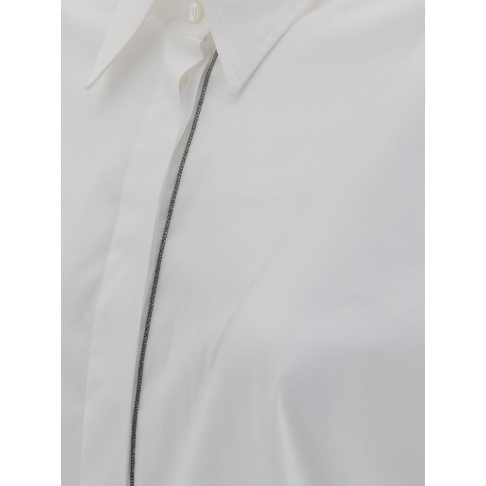 Brunello Cucinelli Shiny monili Women's Shirt